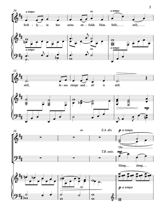 Still, Still, Still - SATB - Robert Rowberry