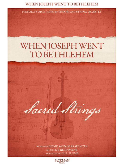 When Joseph Went to Bethlehem - Tenor Solo with String Quartet