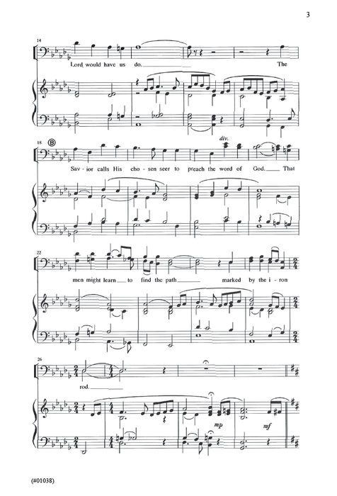 Behold Thy Servant, Lord - SATB - Wolford