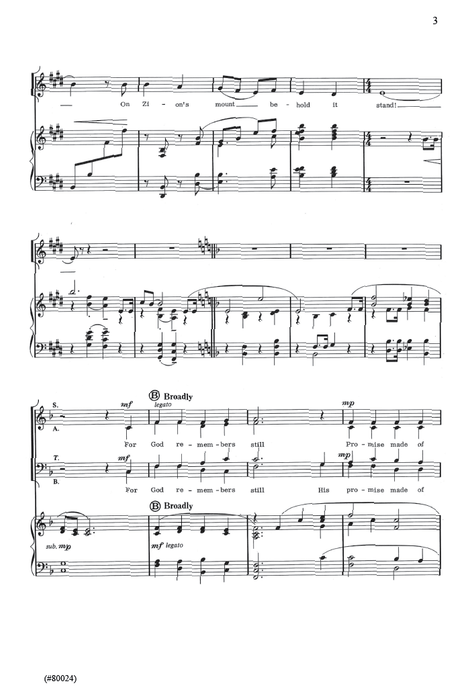 High On The Mountain Top - SATB - Brown