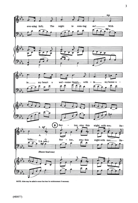 Behold 'Tis Eventide - SATB - Ripplinger