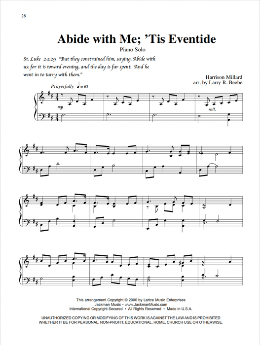 Testimony of Faith - Volume 3 - Piano