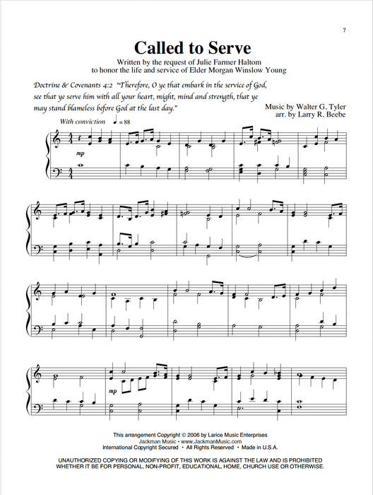 Testimony of Faith - Volume 3 - Piano