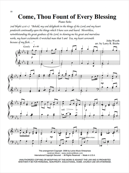 Testimony of Faith - Volume 3 - Piano