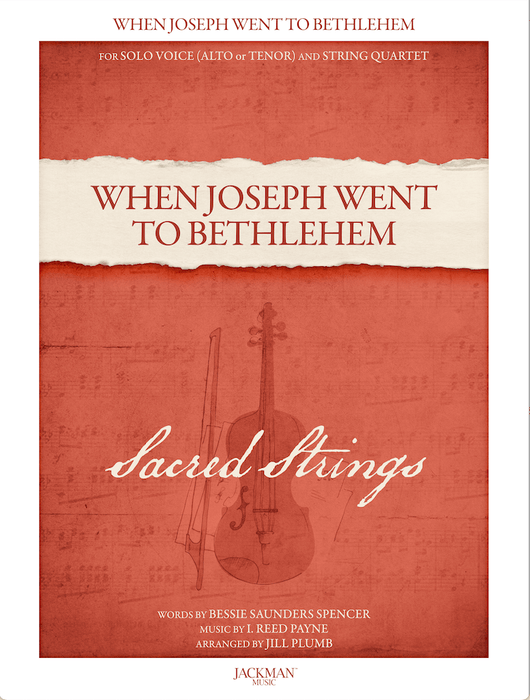 When Joseph Went to Bethlehem - Vocal Solo (Alto/Tenor) with String Quartet