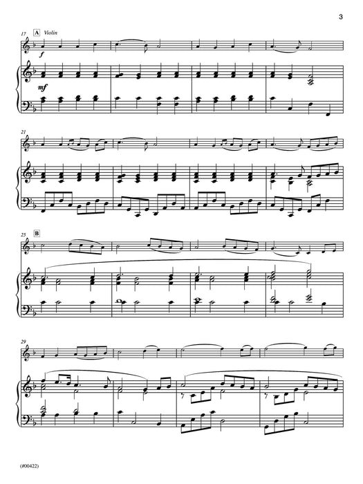 Angels We Have Heard On High Violin Solo | Sheet Music | Jackman Music