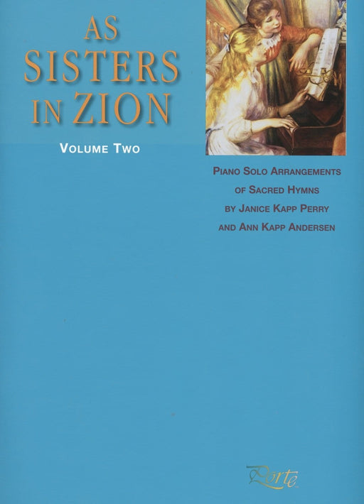As Sisters in Zion - Vol. 2 - Piano Solos | Sheet Music | Jackman Music