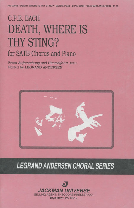 Death Where Is Thy Sting - SATB | Sheet Music | Jackman Music