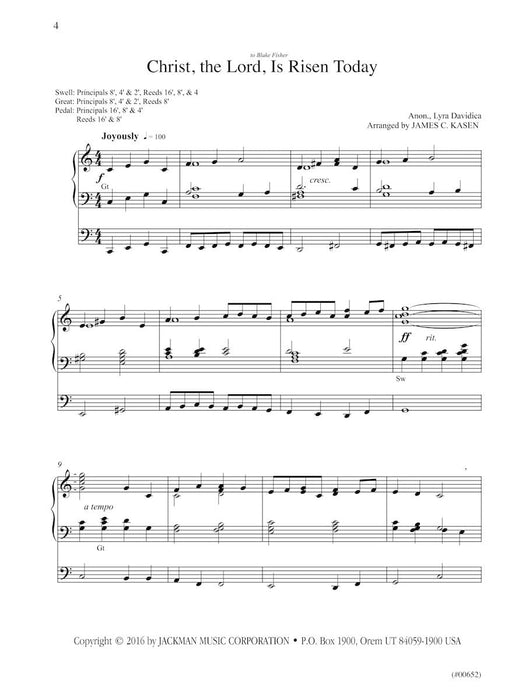 Easter Postludes - Organ | Sheet Music | Jackman Music