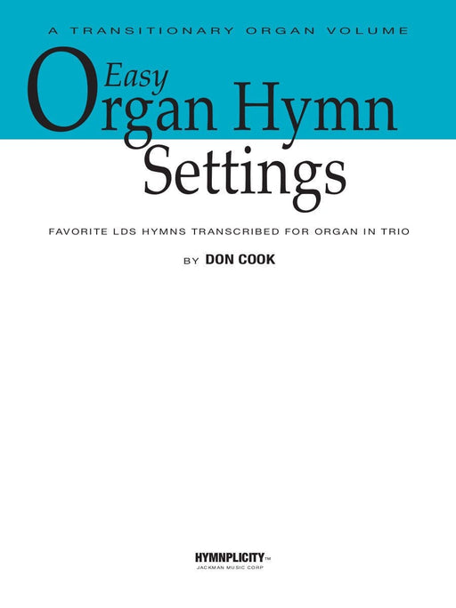 Easy Organ Hymn Settings | Sheet Music | Jackman Music