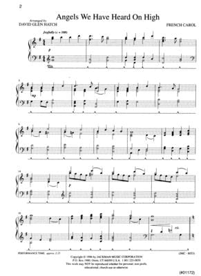 Favorite Christmas Piano Solos | Sheet Music | Jackman Music