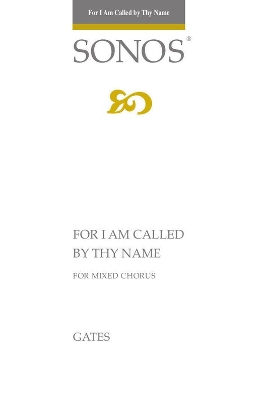 For I Am Called by Thy Name - SATB | Sheet Music | Jackman Music