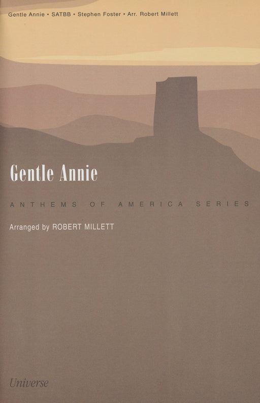 Gentle Annie - SATBB | Sheet Music | Jackman Music