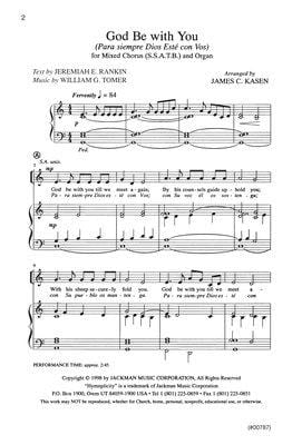 God Be With You Ssatb | Sheet Music | Jackman Music