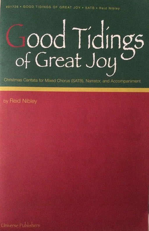 Good Tidings of Great Joy - Cantata | Sheet Music | Jackman Music