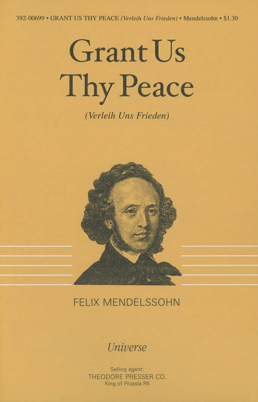 Grant Us Thy Peace - SATB | Sheet Music | Jackman Music
