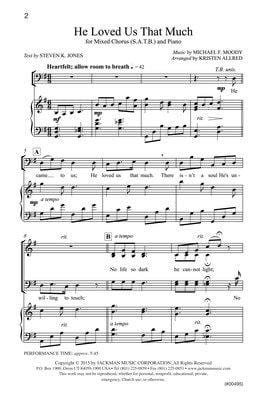 He Loved Us That Much Satb | Sheet Music | Jackman Music