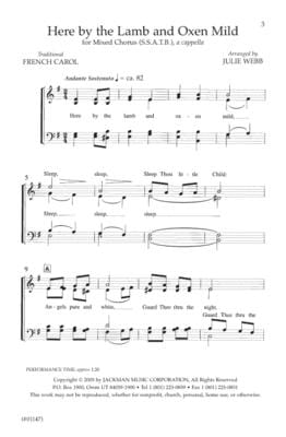 Here By The Lamb And Oxen Mild Ssatb A Cappella | Sheet Music | Jackman Music