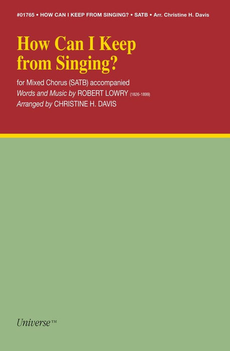 How Can I Keep From Singing - SATB | Sheet Music | Jackman Music