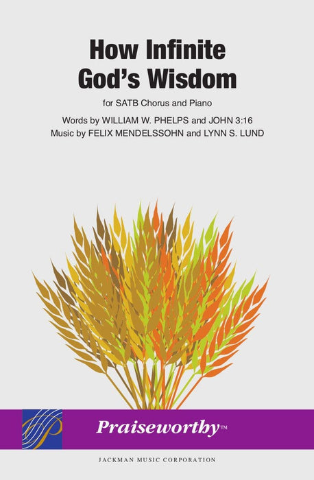 How Infinite God's Wisdom - SATB Cover  | Sheet Music | Jackman Music