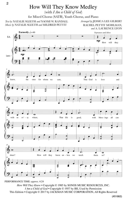 How Will They Know Medley Satb | Sheet Music | Jackman Music