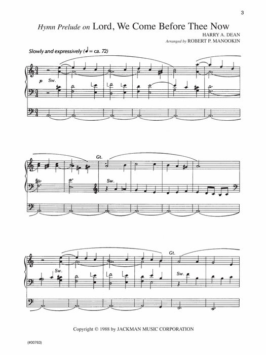Hymn Preludes For Organ Book 1 | Sheet Music | Jackman Music