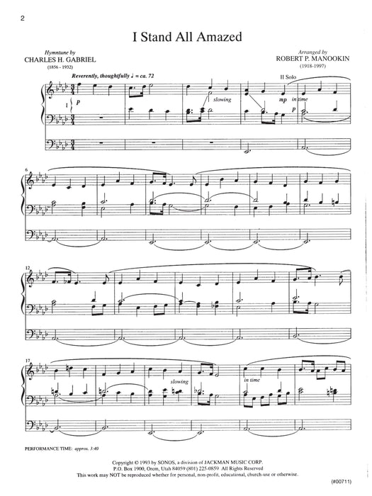 Hymn Preludes For Organ Book 9 | Sheet Music | Jackman Music