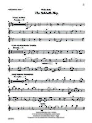 Hymn Strings Book 1 Violin | Sheet Music | Jackman Music