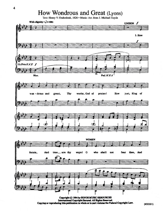 Hymnal Plus Book 4 Satb | Sheet Music | Jackman Music