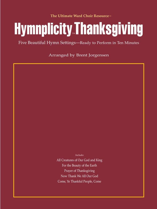 Hymnplicity Thanksgiving | Sheet Music | Jackman Music