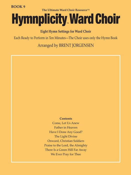Hymnplicity Ward Choir - Book 9 | Sheet Music | Jackman Music