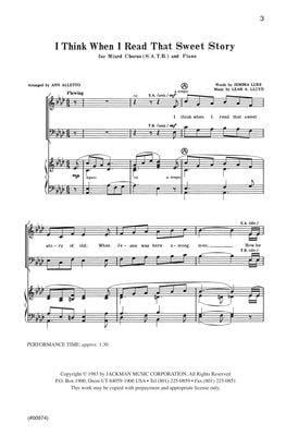 I Think When I Read That Sweet Story Satb | Sheet Music | Jackman Music