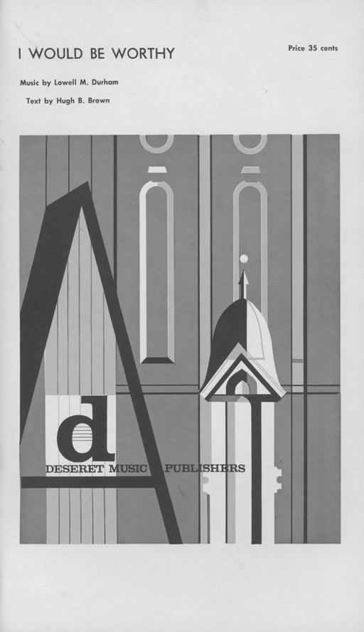 I Would Be Worthy - SSAATTBB | Sheet Music | Jackman Music