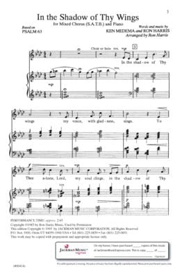 In The Shadow Of Thy Wings Satb | Sheet Music | Jackman Music