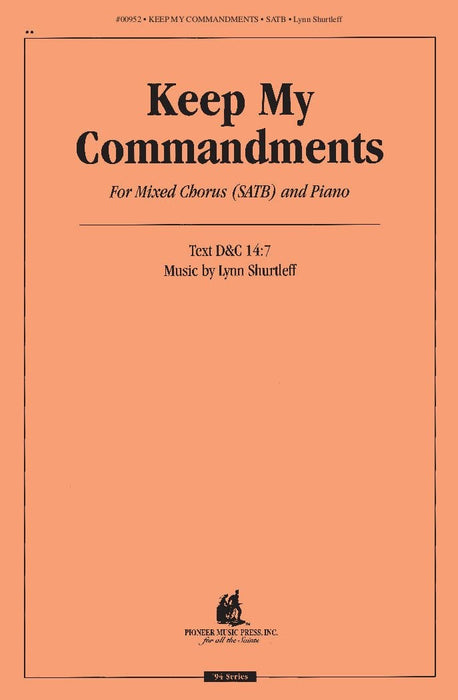 Keep My Commandments - SATB | Sheet Music | Jackman Music