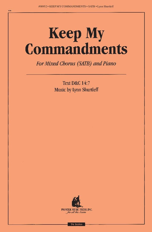 Keep My Commandments - SATB | Sheet Music | Jackman Music