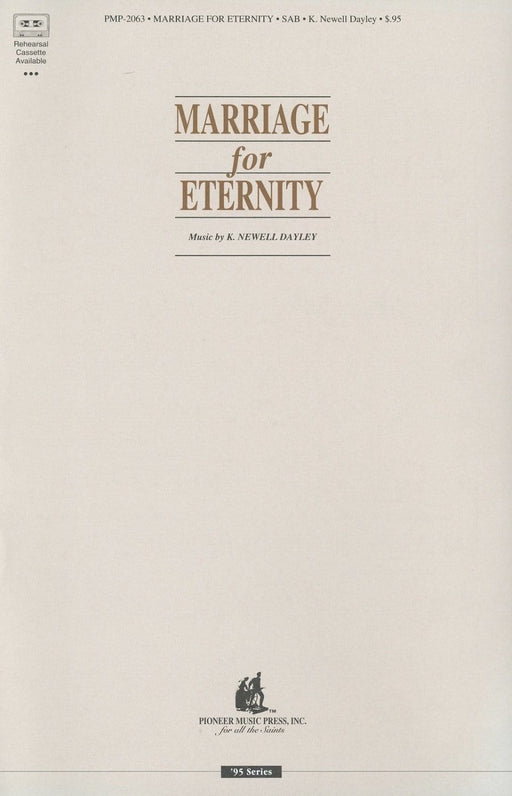 Marriage for Eternity - SAB | Sheet Music | Jackman Music