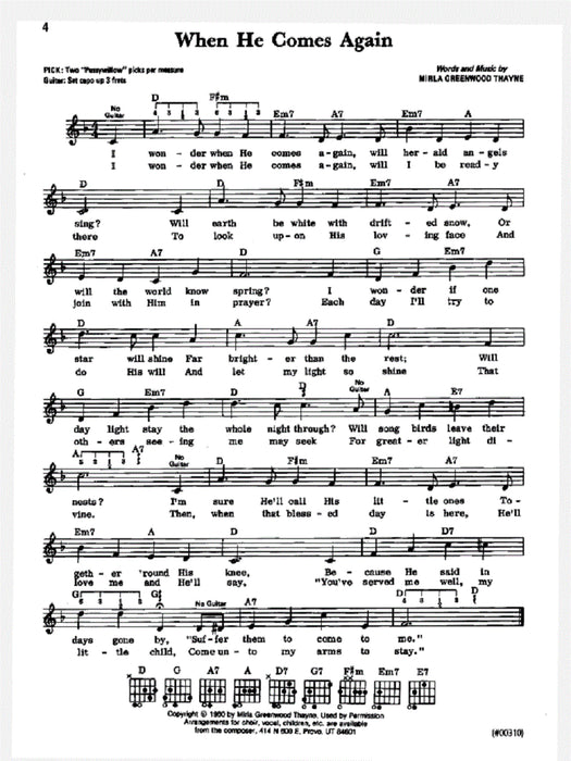 Mormon Guitar Songbook Vol 2 | Sheet Music | Jackman Music