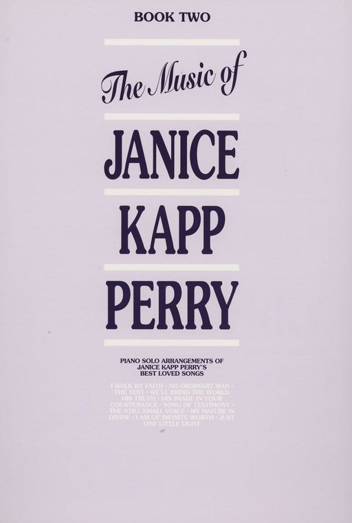 Music of Janice Kapp Perry  - Book  2 - Piano Solos | Sheet Music | Jackman Music