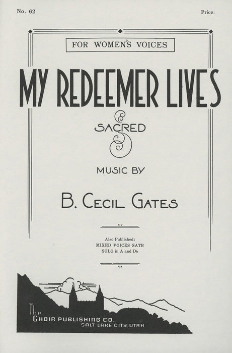 My Redeemer Lives - SSA | Sheet Music | Jackman Music
