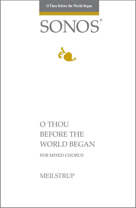 O Thou Before the World Began - SATB | Sheet Music | Jackman Music