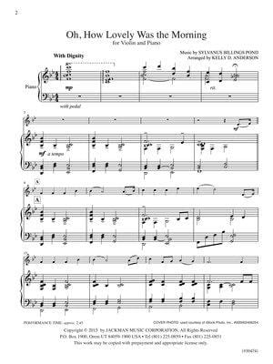 Oh How Lovely Was The Morning Violin Solo | Sheet Music | Jackman Music