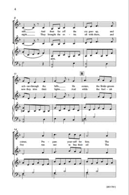 Oil For Our Lamps Sa | Sheet Music | Jackman Music