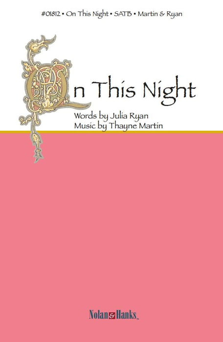 On This Night (SATB) - Ryan/Martin | Sheet Music | Jackman Music