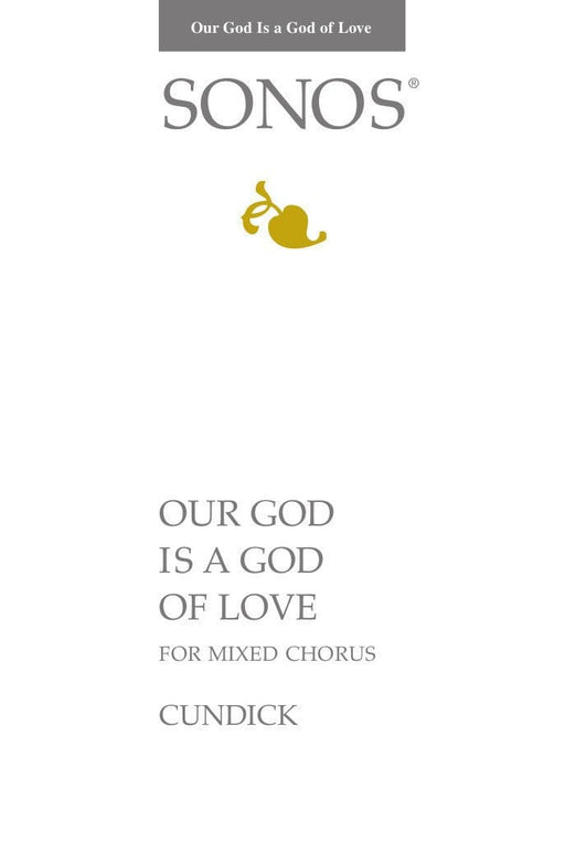Our God Is a God of Love - SATB | Sheet Music | Jackman Music