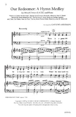 Our Redeemer A Hymn Medley Satb | Sheet Music | Jackman Music