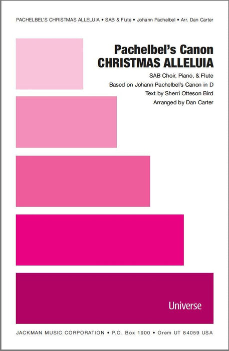 Pachelbel's Canon "Christmas Alleluia" - SAB, Piano & Flute | Sheet Music | Jackman Music