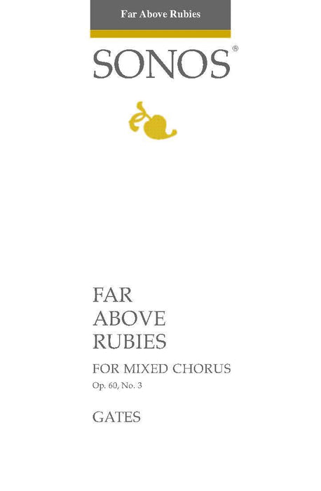 Far Above Rubies - SAB | Sheet Music | Jackman Music