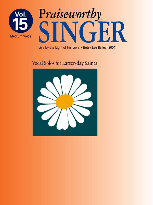 Praiseworthy Singer - Vol. 15 Acc. CD | Sheet Music | Jackman Music