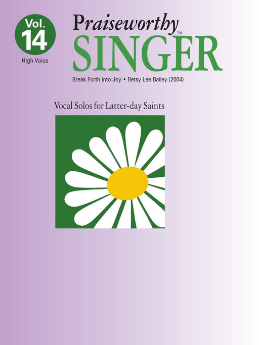 Praiseworthy Singer - Vol. 14 Acc. CD | Sheet Music | Jackman Music